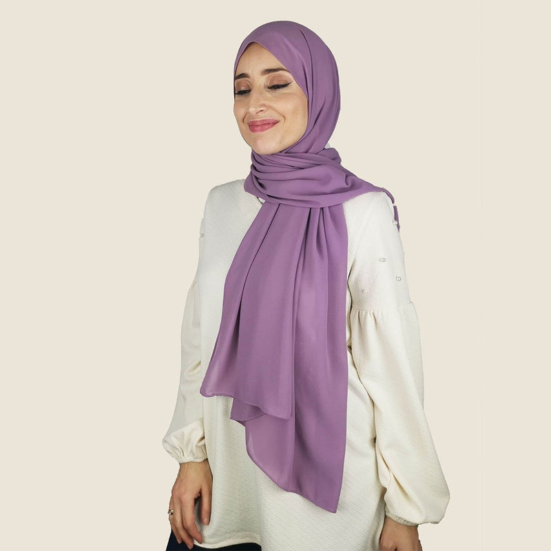 Korean chiffon hijab