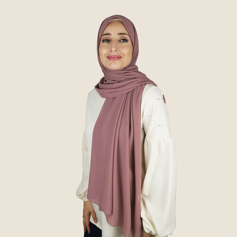 Korean chiffon hijab